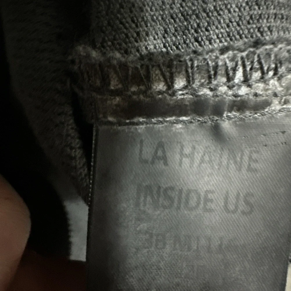 LA HAINE INSIDE US Men's Designer Jacket Ribbed Dyed Cold Gun NWT Size L - Picture 8 of 9